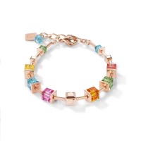 COEUR DE LION Geo Cube Luxurious Multicolour Bracelet 4996/30-1500