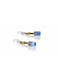 COEUR DE LION Geo Cube Blue Earrings 2838/20-0701