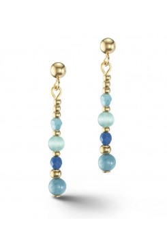 COEUR DE LION  Princess Spheres Turquoise Earrings 4350/21-0600 