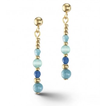 COEUR DE LION  Princess Spheres Turquoise Earrings 4350/21-0600 