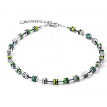 COEUR DE LION  Fresh Green & Stainless Steel Necklace 4509/10-0500