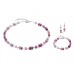 COEUR DE LION Geo Cube Viva Magenta Bracelet 2838/30-0422