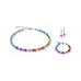 COEUR DE LION Geo Cube Rainbow Bracelet 2838/30-1520