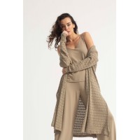 Mela Purdie Midi Coat - Crochet Lace