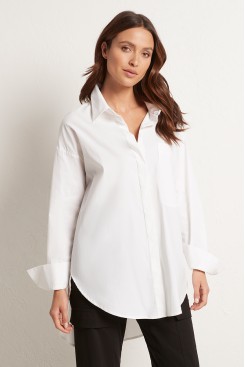 Mela Purdie Relaxed Pocket Shirt - Microprene -Sale 