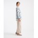 Mela Purdie Soft Shirt - Riviera Check Print Silk - Sale 