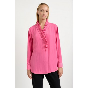 Mela Purdie Frill Neck Blouse - Mache