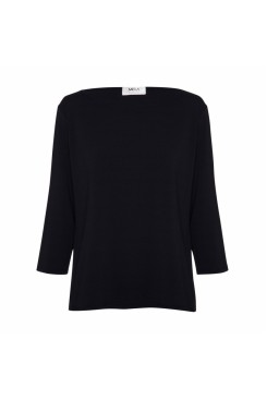 Mela Purdie Relaxed Boat Neck - Sale - Lacquer