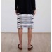 Mela Purdie Cone Skirt - Lauren Stripe- Sale 