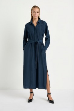 Mela Purdie Tie Shirt Dress - Mache