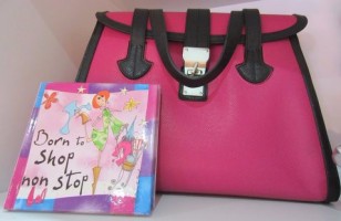 Handbags, books 