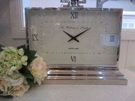 Clock & Flowers