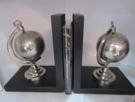 Globe Book Ends