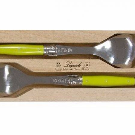 Laguiole Yellow Salad Servers